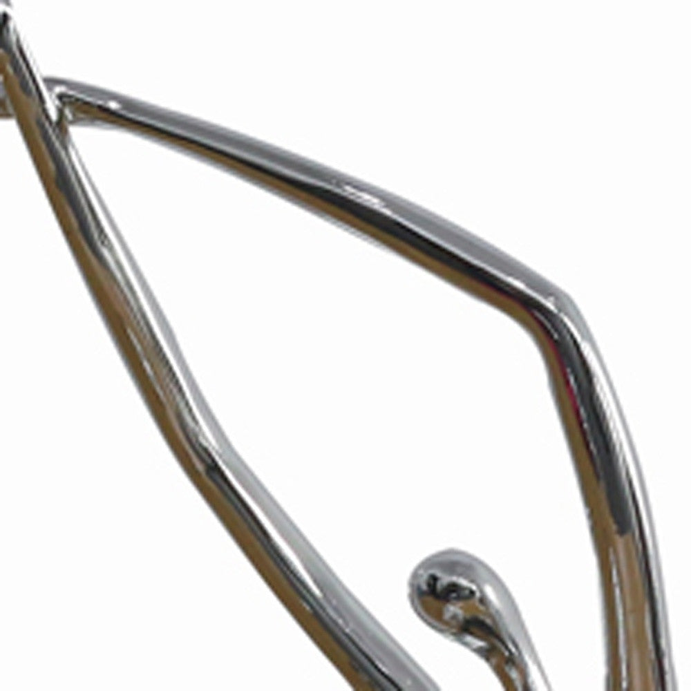 24" Silver Polyresin Sculpture