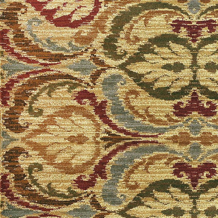 31" X 49" Gold Polypropylene Rug
