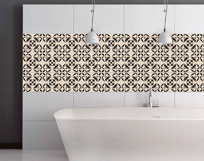 4" X 4" Mini Orchid Peel And Stick Removable Tiles
