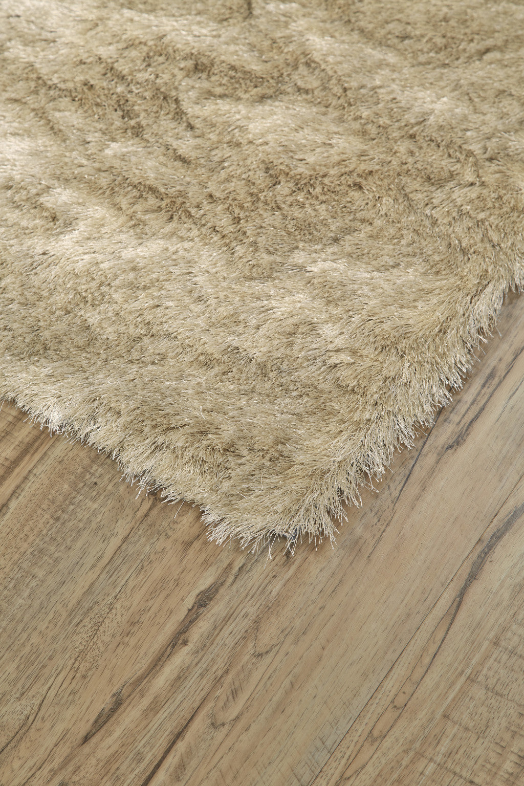 2' X 3' Black Shag Tufted Handmade Area Rug