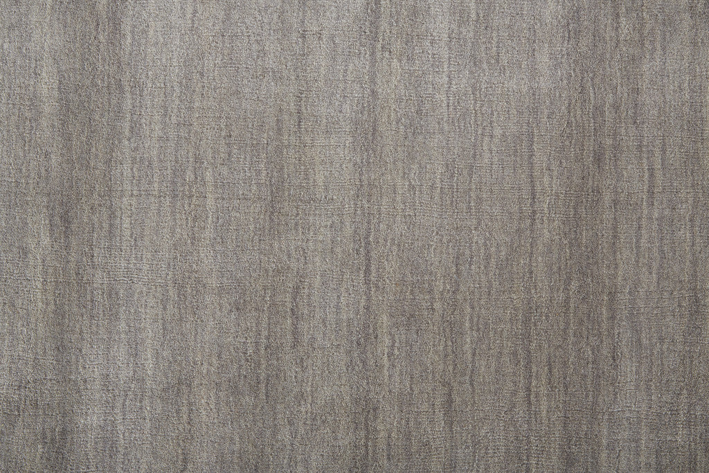 8' X 11' Blue Wool Hand Woven Stain Resistant Area Rug