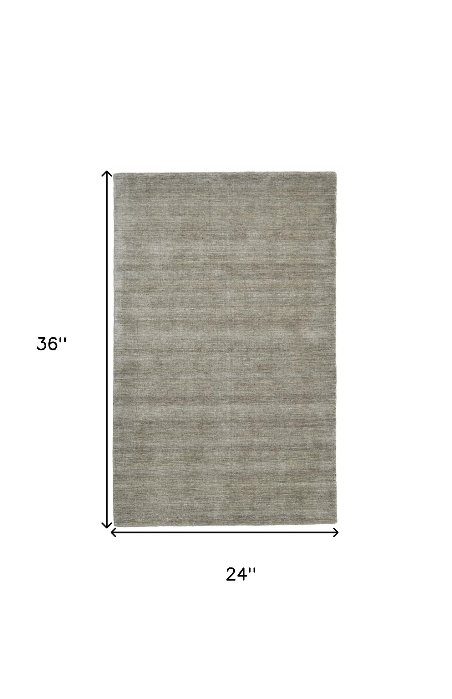 8' X 11' Blue Wool Hand Woven Stain Resistant Area Rug