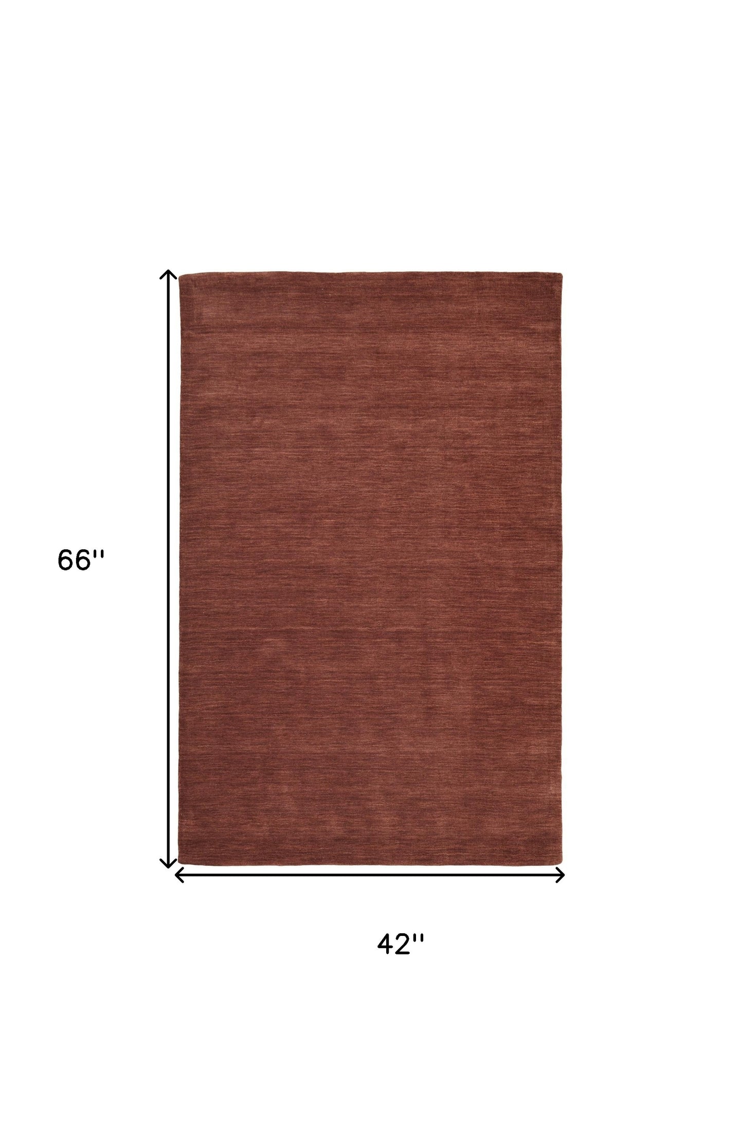 8' X 11' Blue Wool Hand Woven Stain Resistant Area Rug