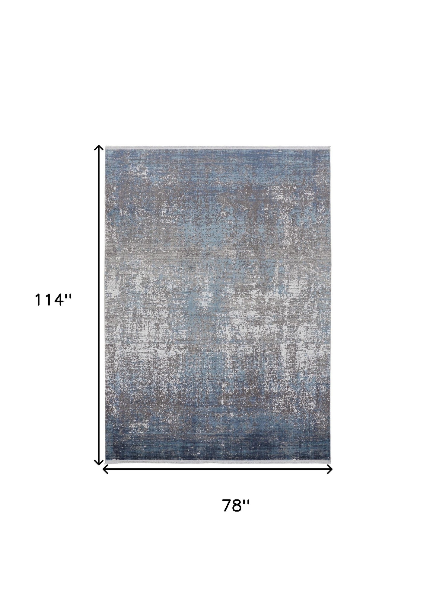 3' X 5' Taupe Ivory And Gold Abstract Power Loom Distressed Area Rug With Fringe