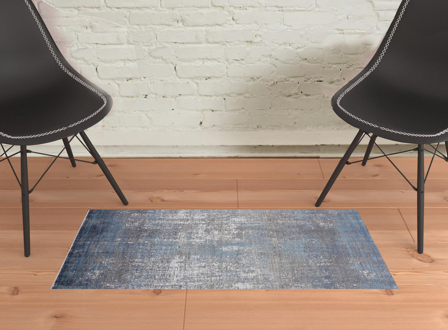 3' X 5' Taupe Ivory And Gold Abstract Power Loom Distressed Area Rug With Fringe
