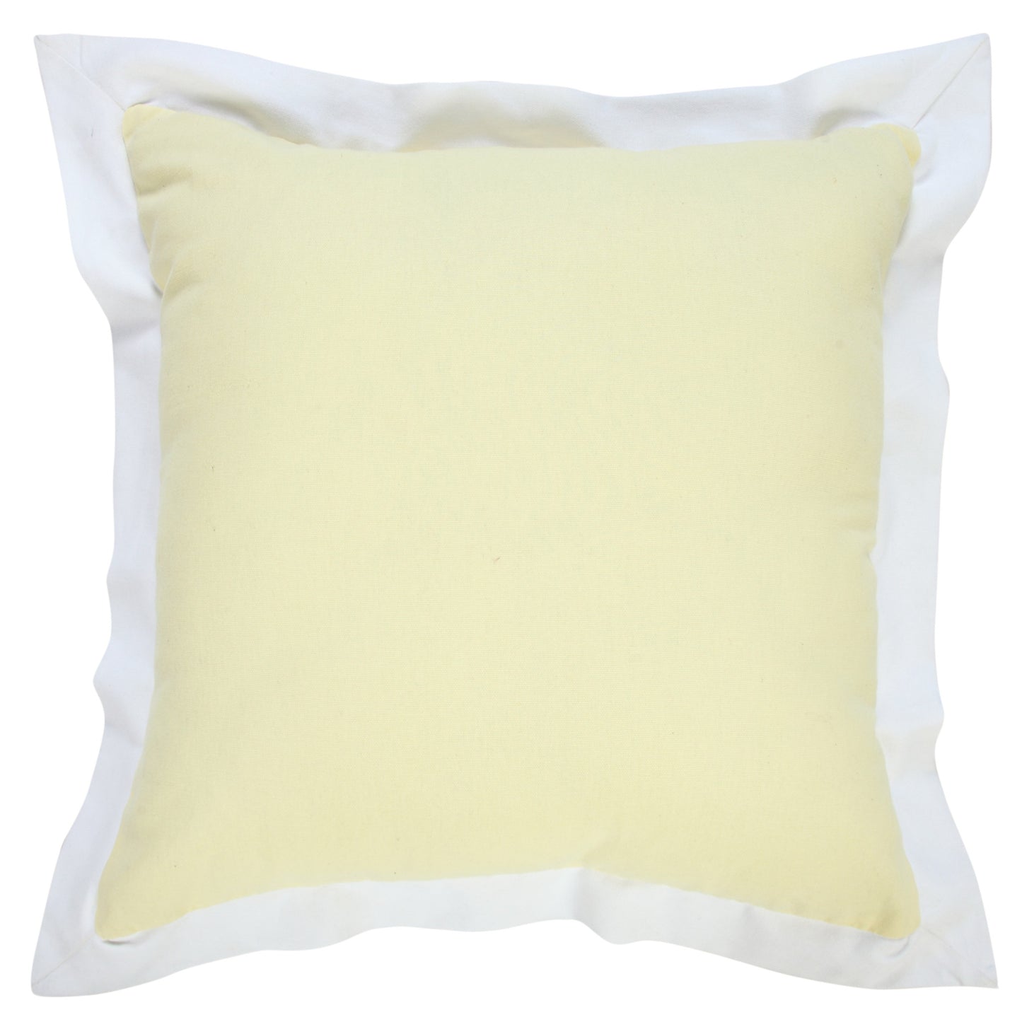 20" X 20" White And Black 100% Cotton Geometric Zippered Pillow