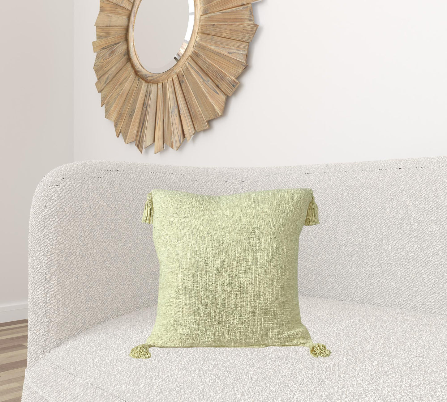 14" X 36" Jet Black 100% Cotton Zippered Pillow