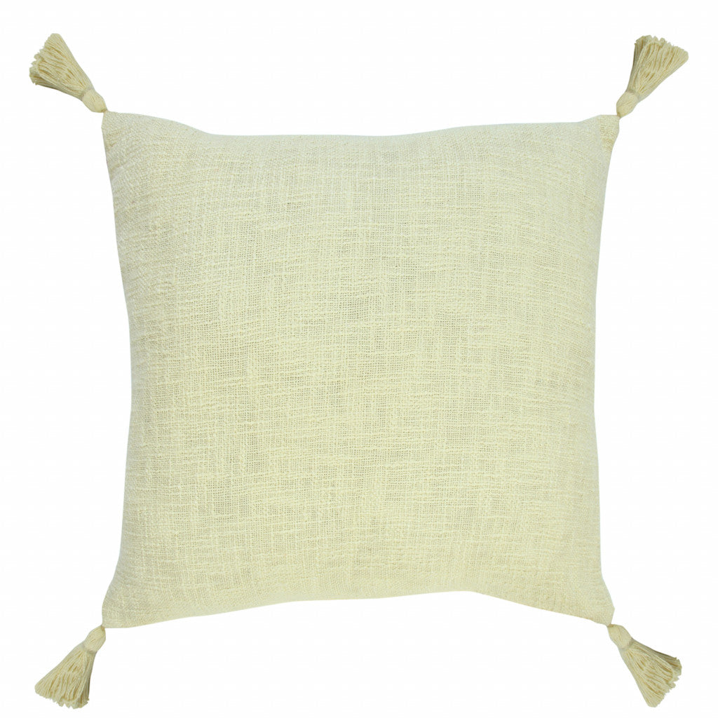 14" X 36" Jet Black 100% Cotton Zippered Pillow