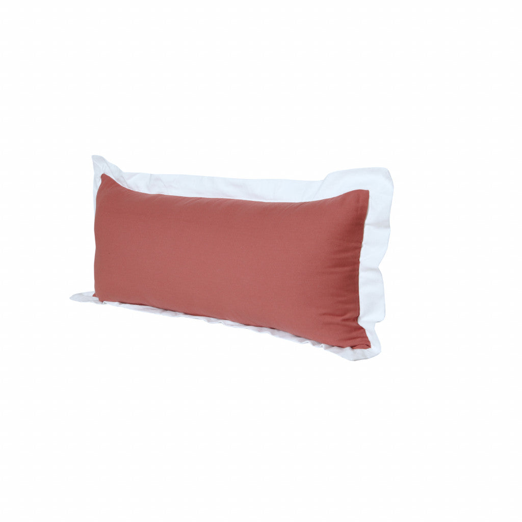 20" X 20" White And Black 100% Cotton Geometric Zippered Pillow