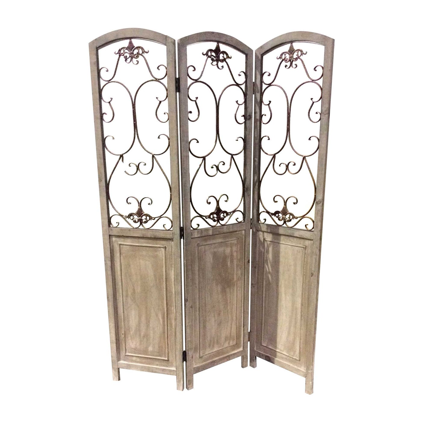 1 x 68 x 48 Brown Wood Screen