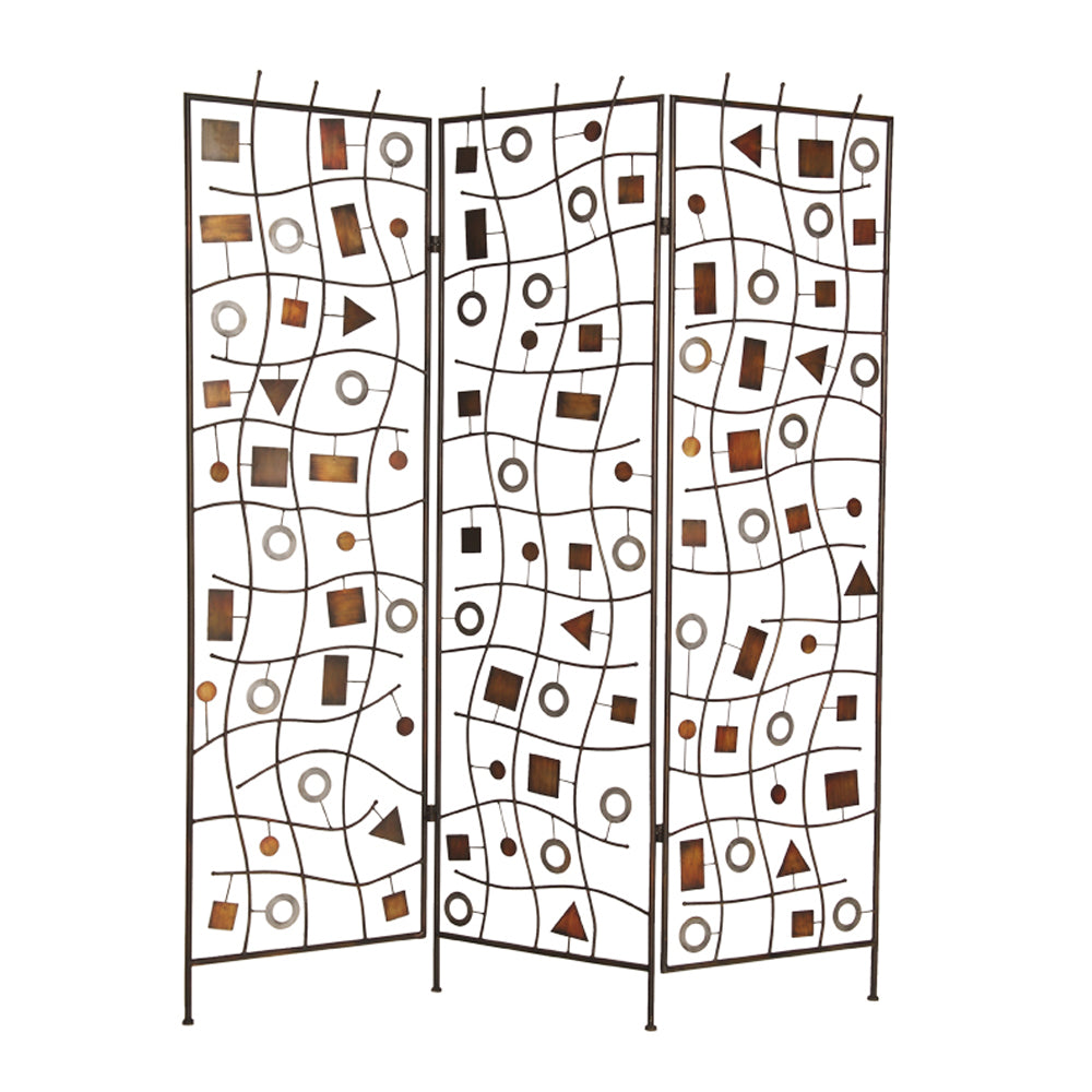 63" X 72" Bronze Metal Morton Screen