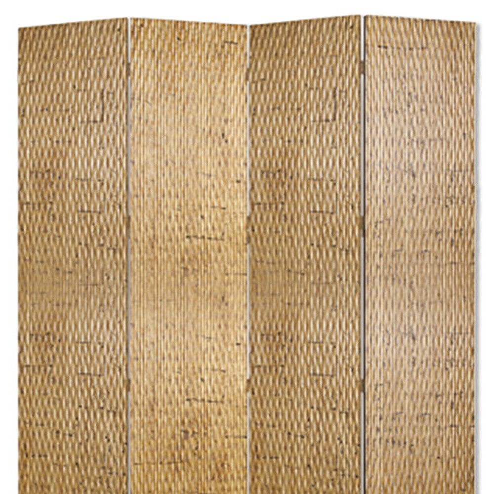 84" X 84" Silver Wood Screen