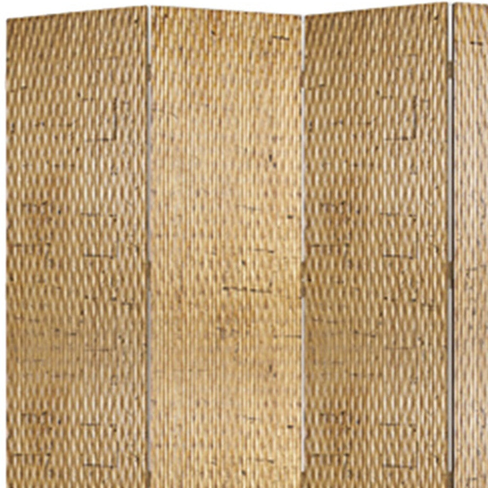 84" X 84" Silver Wood Screen