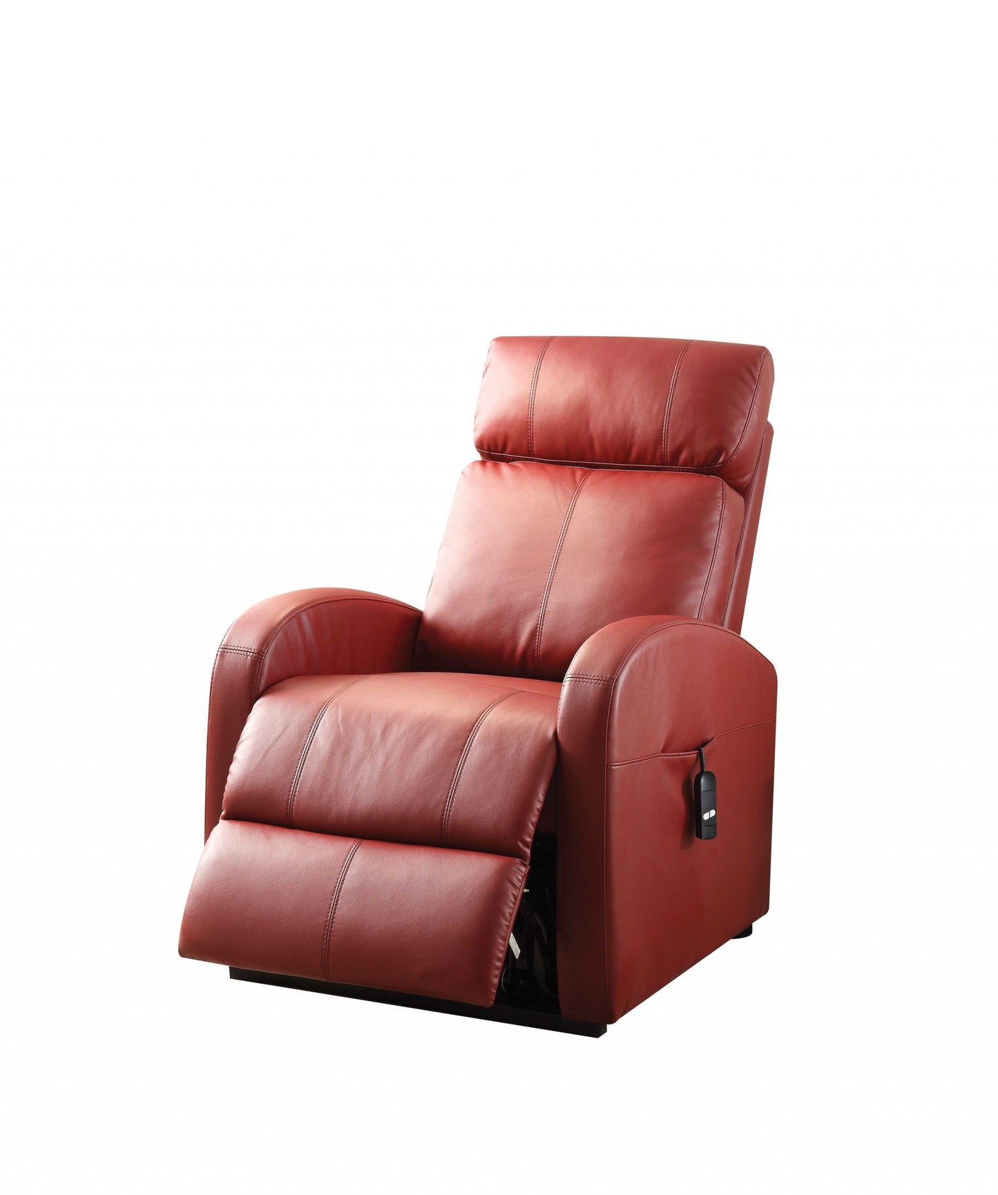 28" X 37" X 40" Dark Gray Pu Recliner With Power Lift
