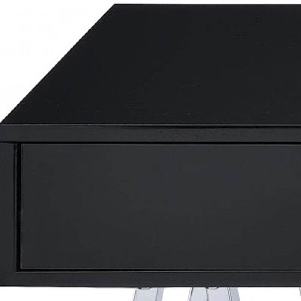 54" Black And Silver