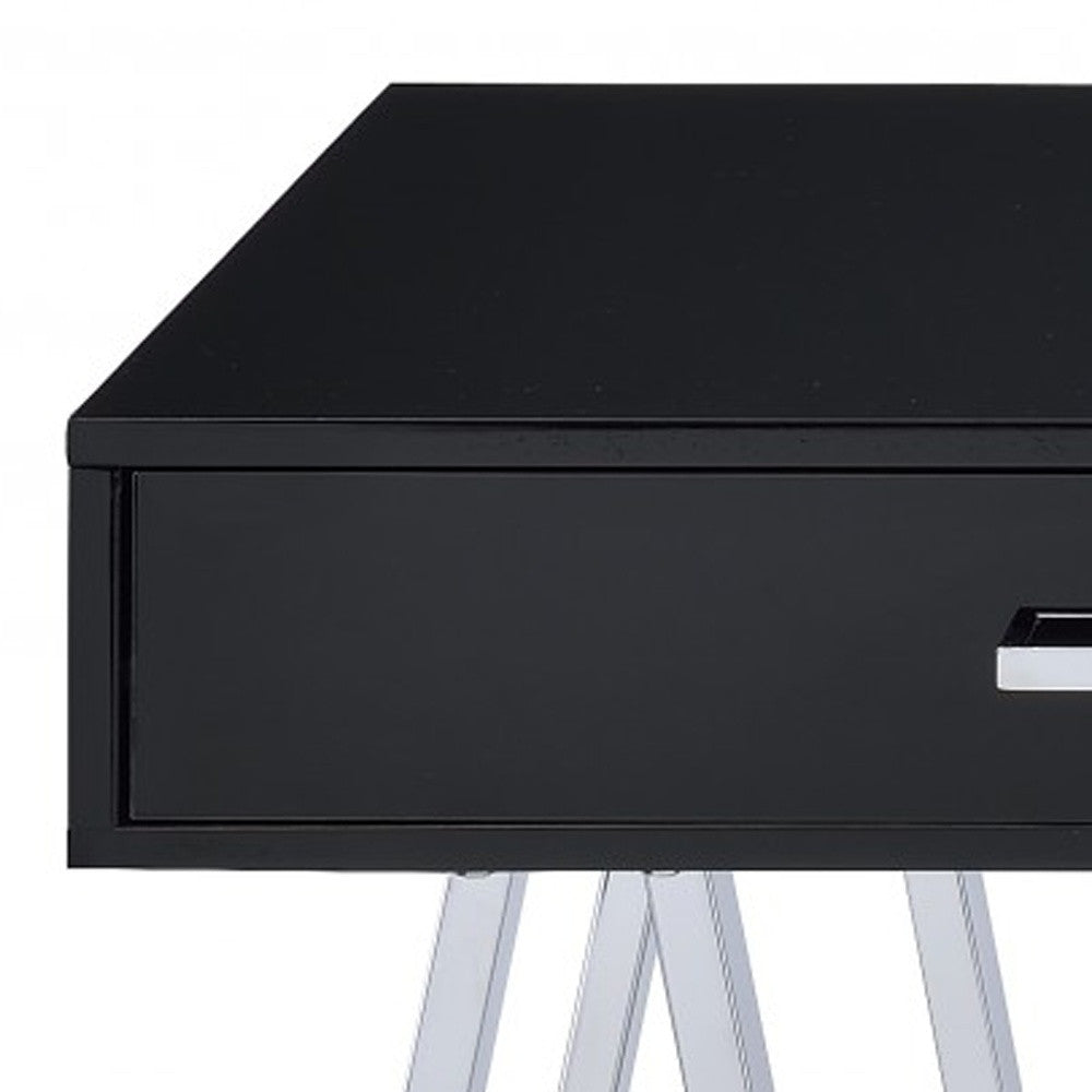 54" Black And Silver