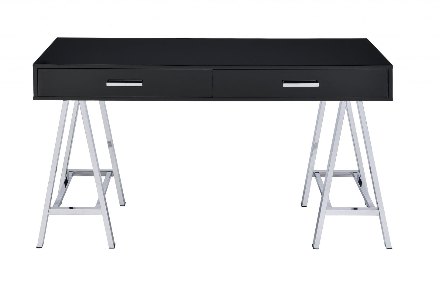 54" Black And Silver