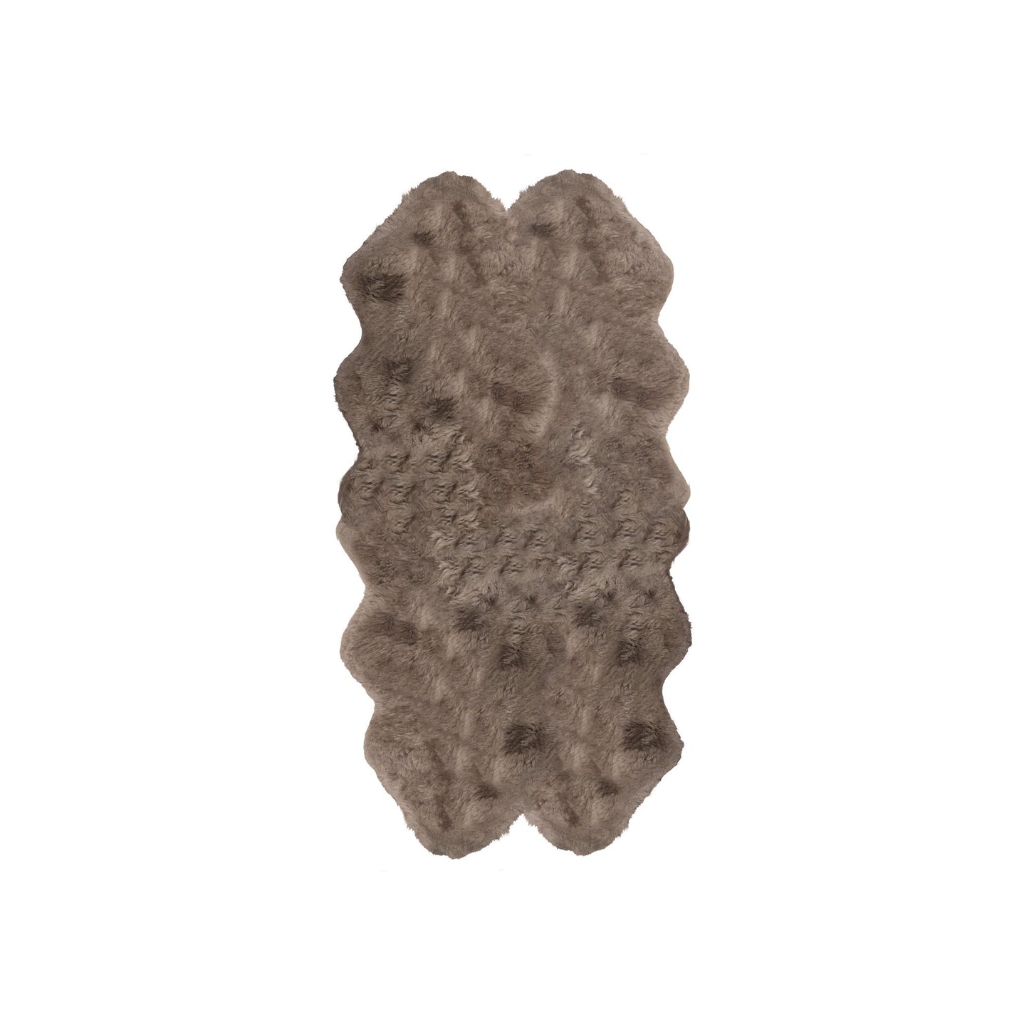 Gradient Gray Animal Print Area Rug