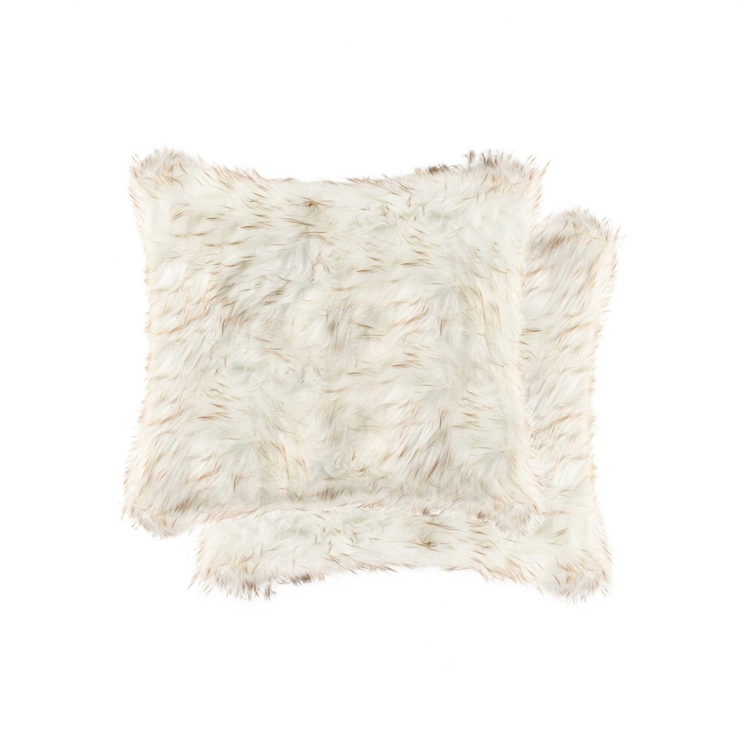 18" X 18" X 5" Gradient Tan Faux Pillow 2 Pack