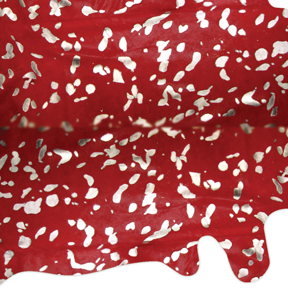 6' X 7' Natural And Gold Genuine Cowhide Area Rug