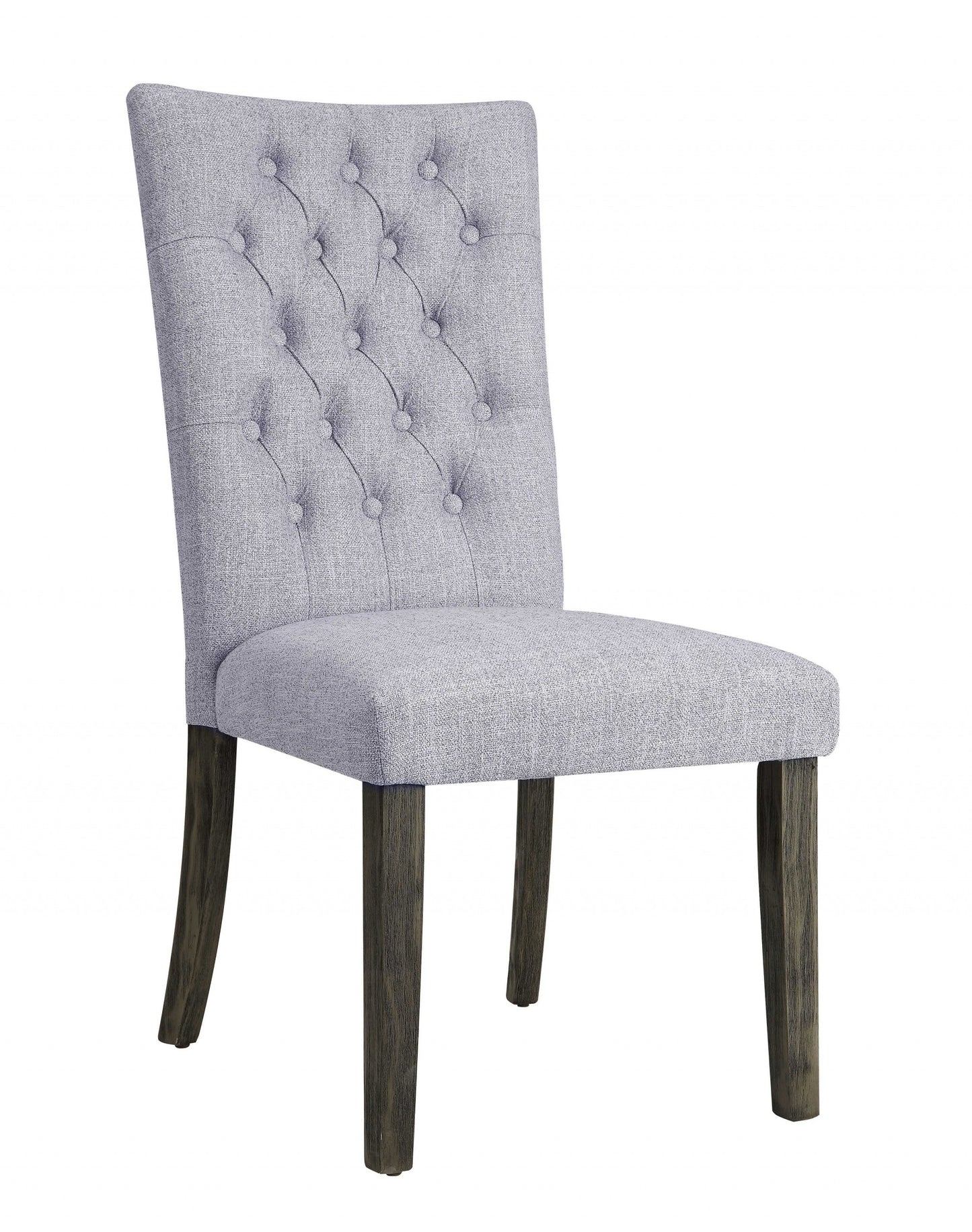 17" X 21" X 34" 2Pc Ray Oak And Sandy Gray Side Chair