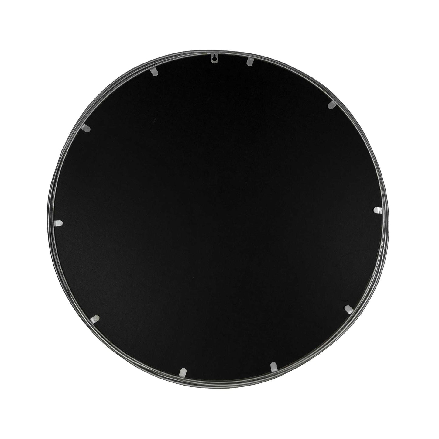 Silver Intertwined Frame Modern Wall Mirror