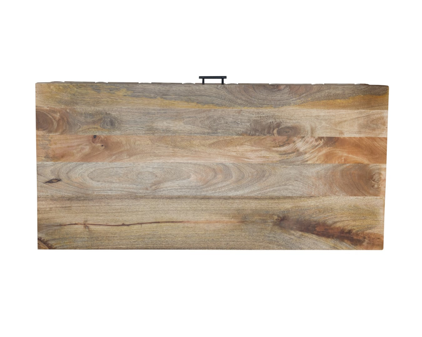 Natural Honey Solid Wood Coffee Table With Storage