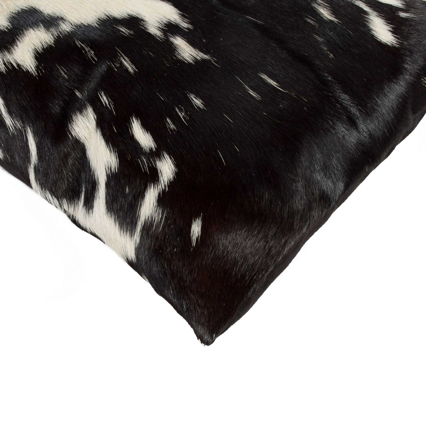 Black And White Torino Kobe Cowhide Pillow