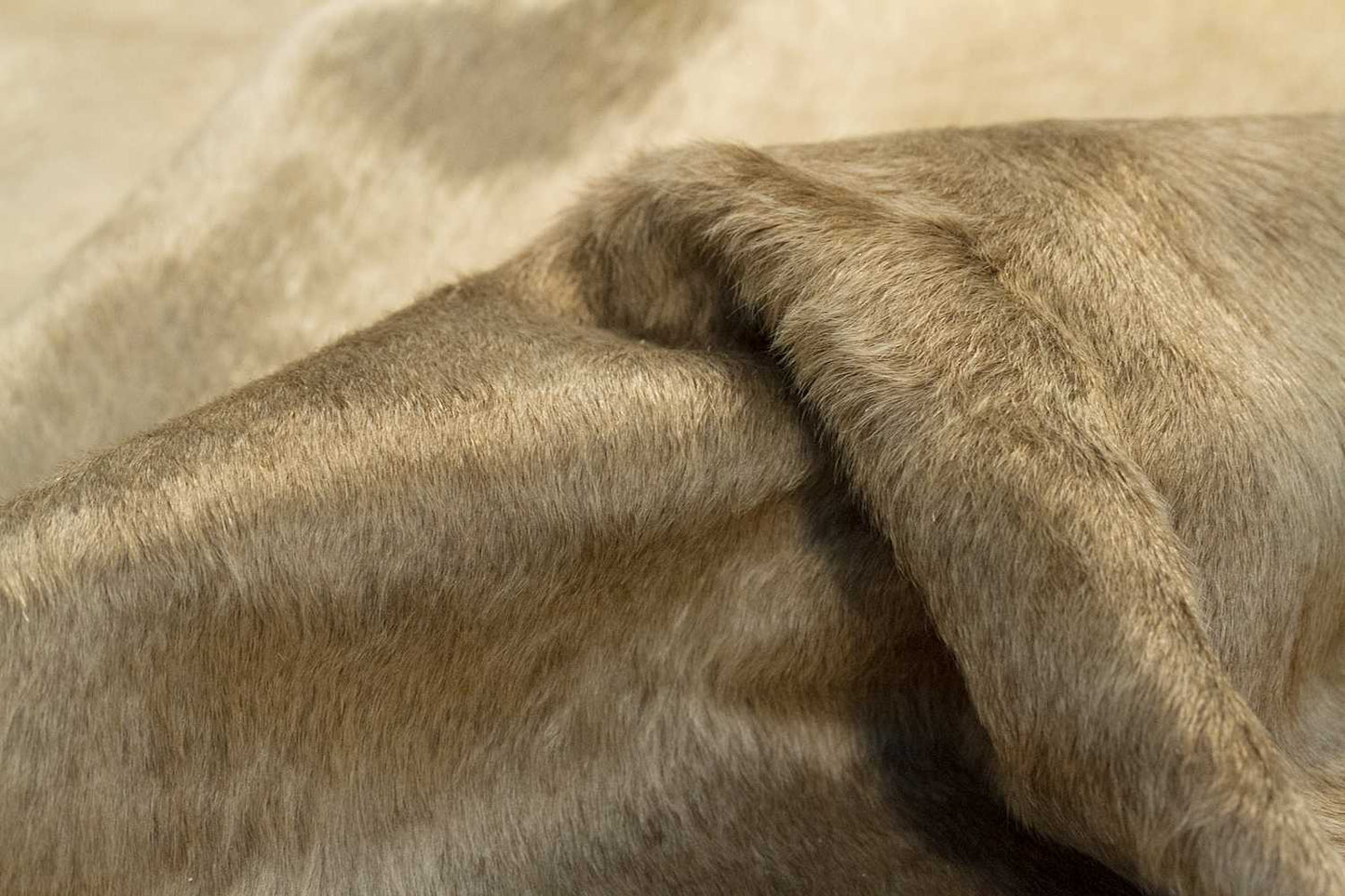 72" X 84" Taupe Cowhide Area Rug
