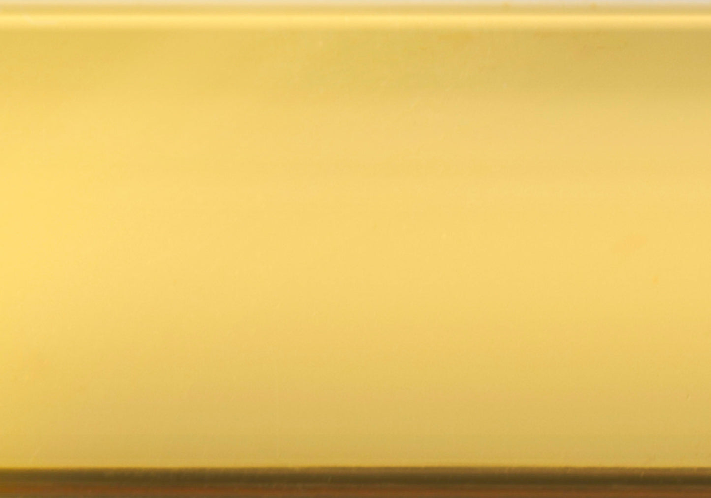 17.25" Gold Metal And Clear Tempered Glass Coffee Table