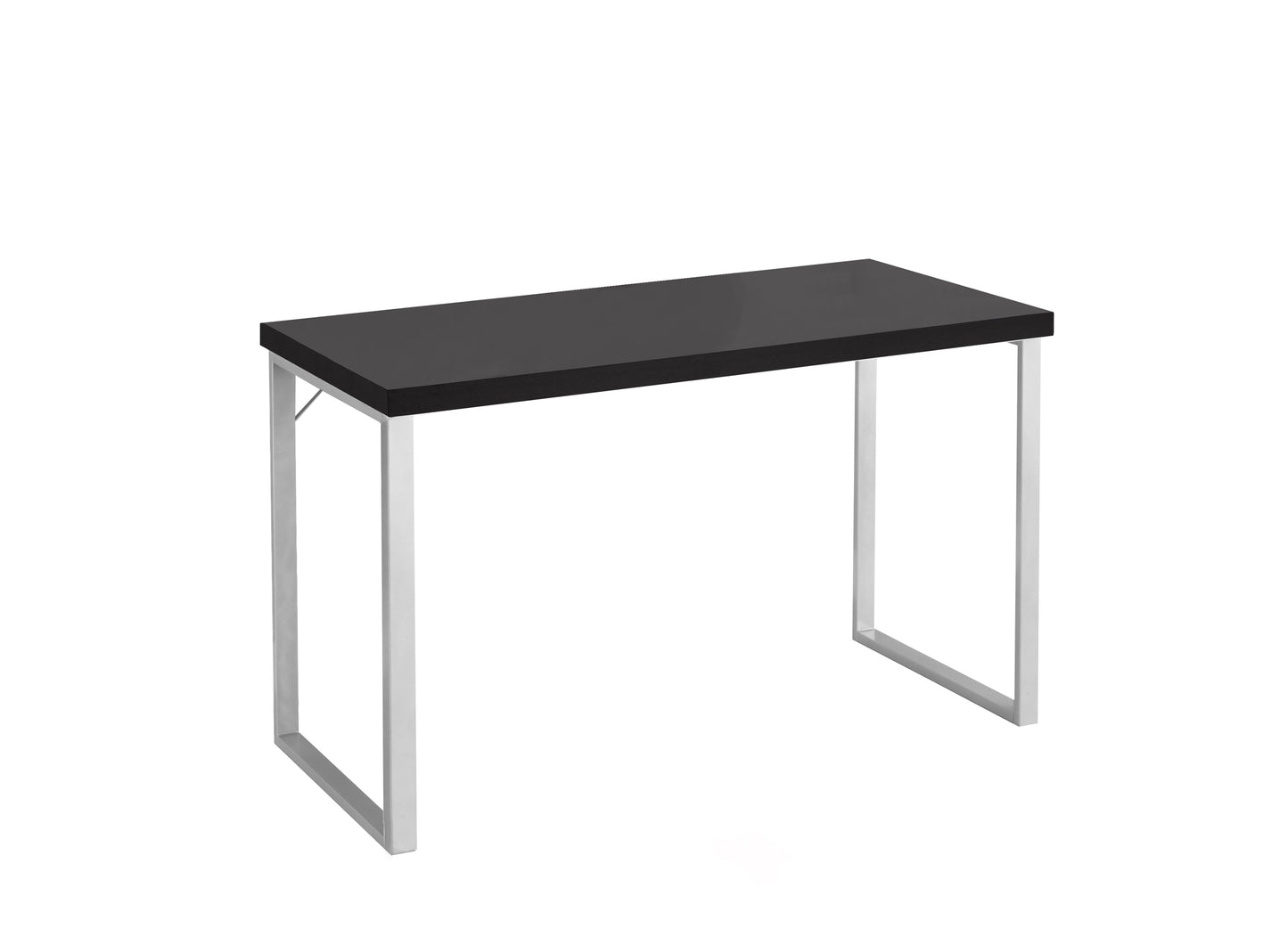 24" Dark Brown Rectangular Computer Desk