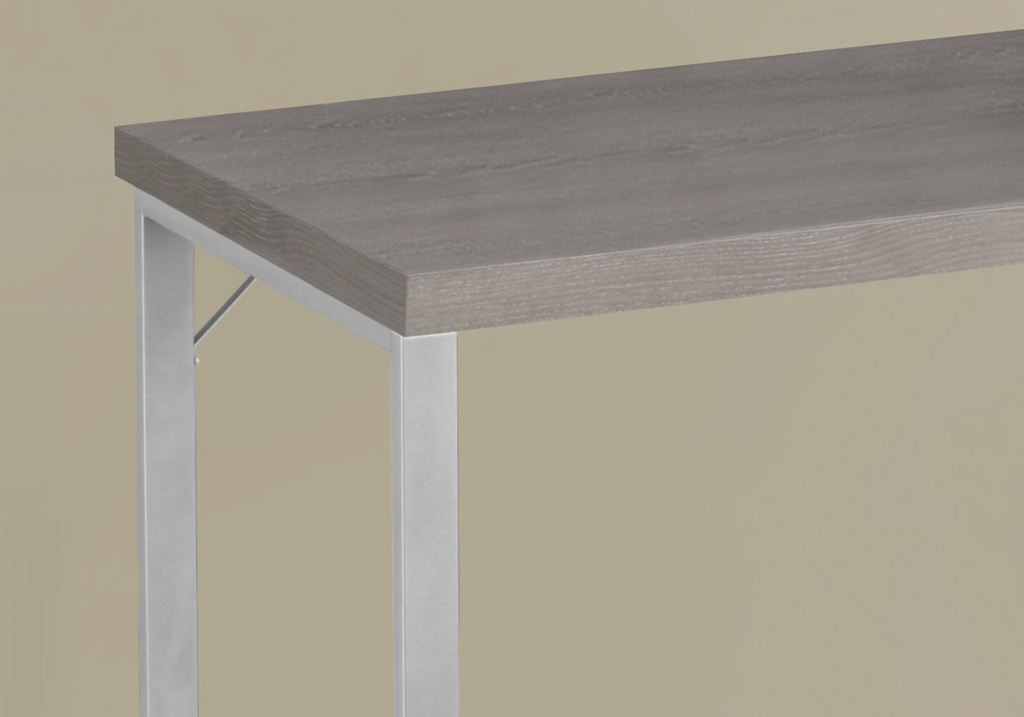 24" Dark Brown Rectangular Computer Desk