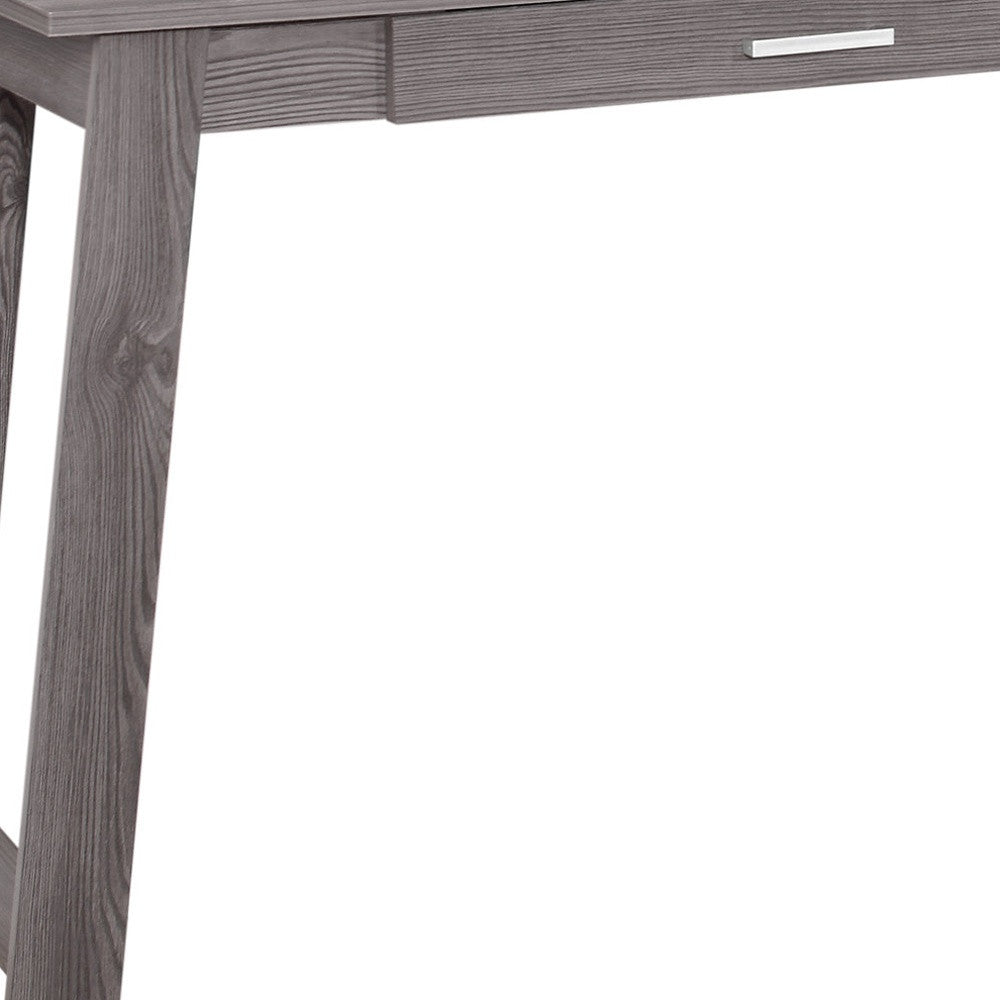 18" Brown Rectangular Computer Desk