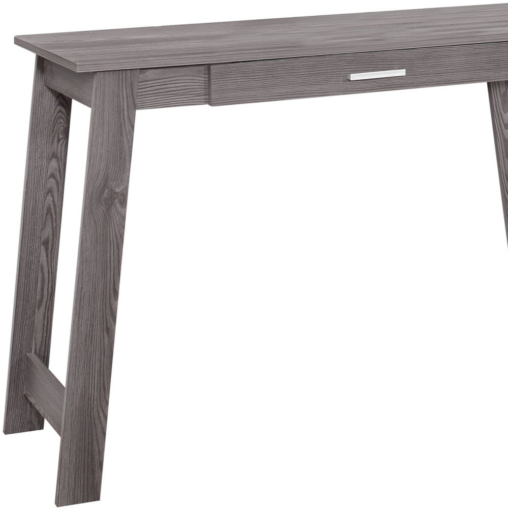 18" Brown Rectangular Computer Desk