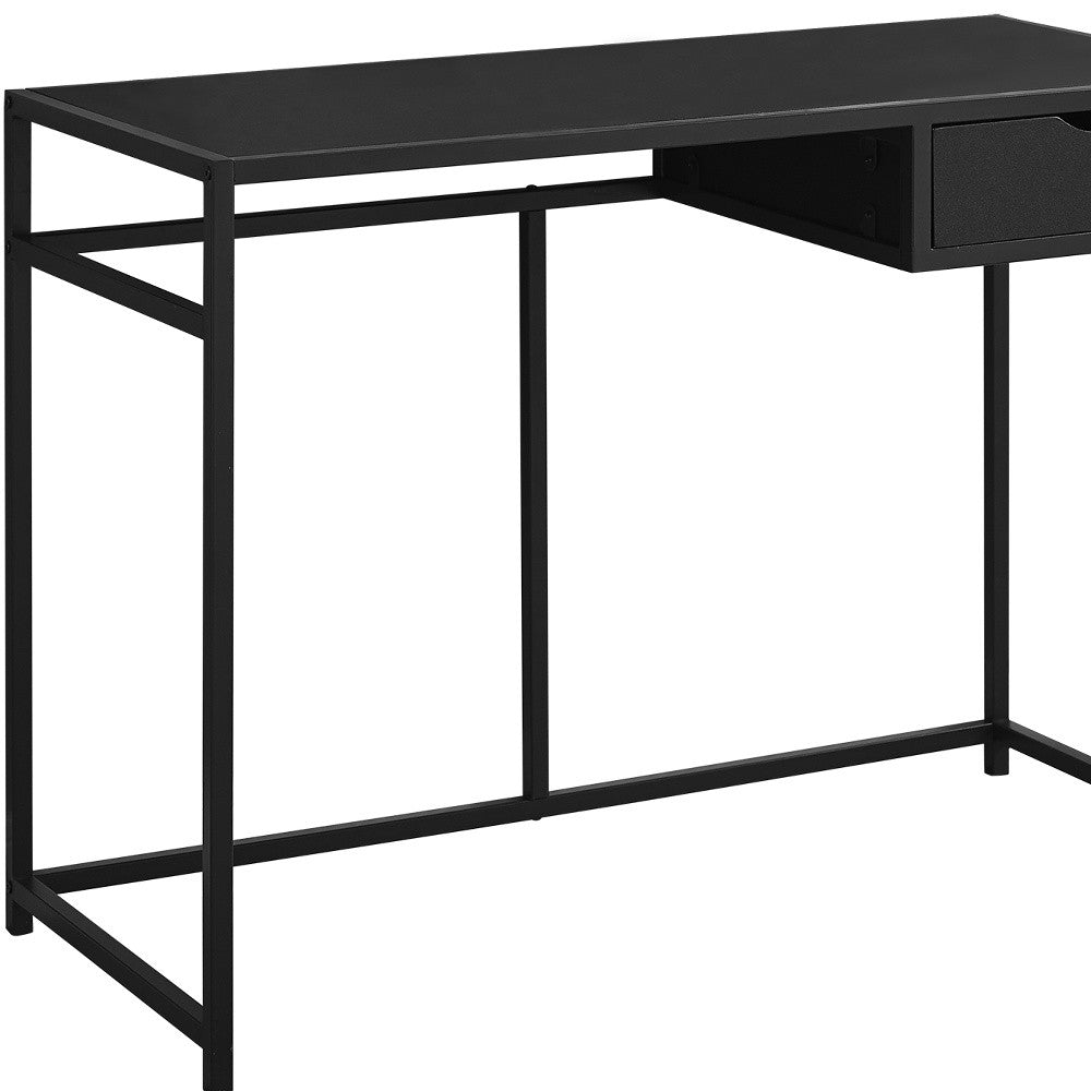 20" Black Rectangular Computer Desk
