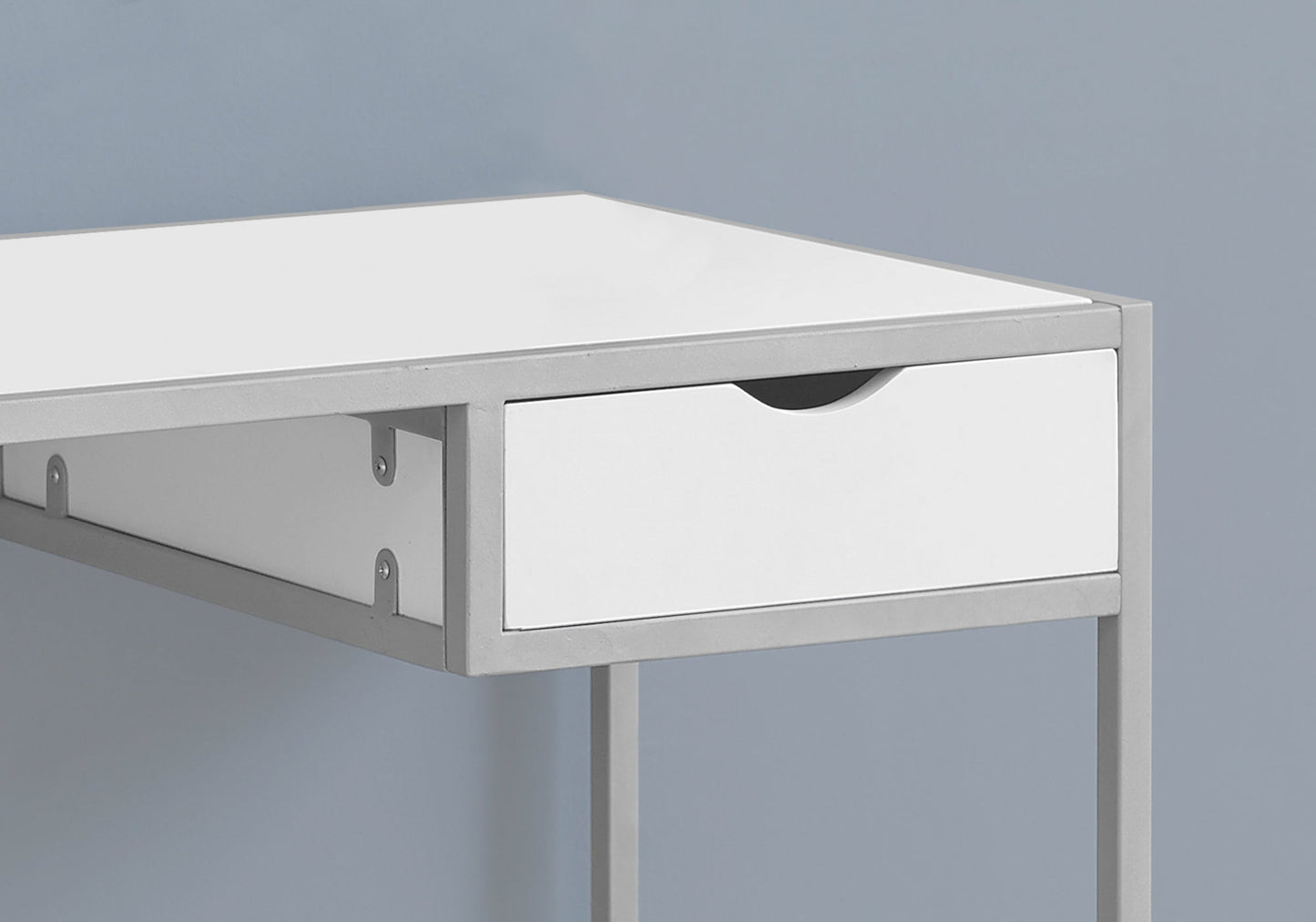 20" Black Rectangular Computer Desk