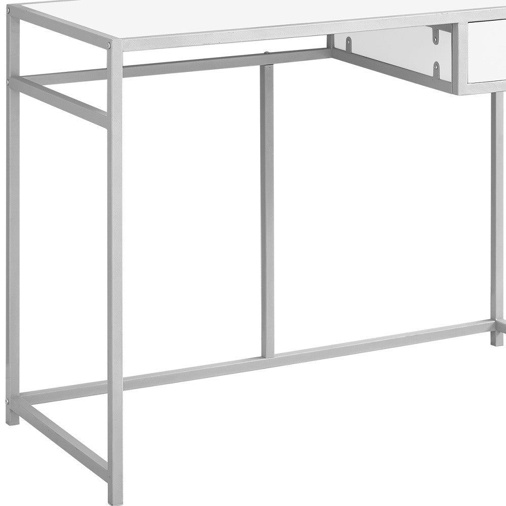 20" Black Rectangular Computer Desk