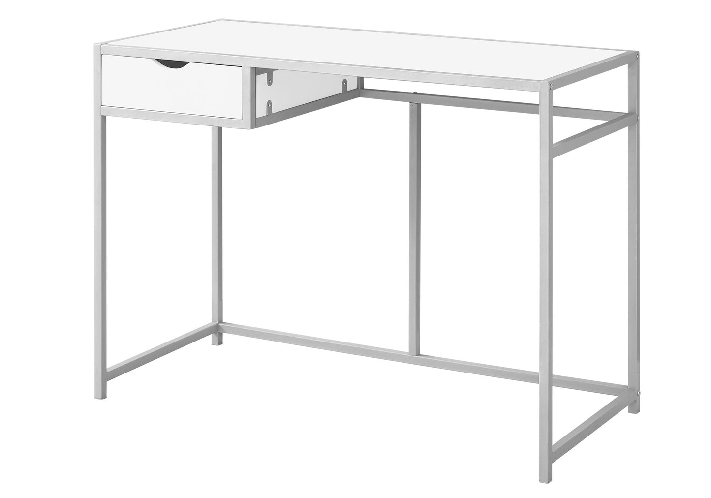 20" Black Rectangular Computer Desk