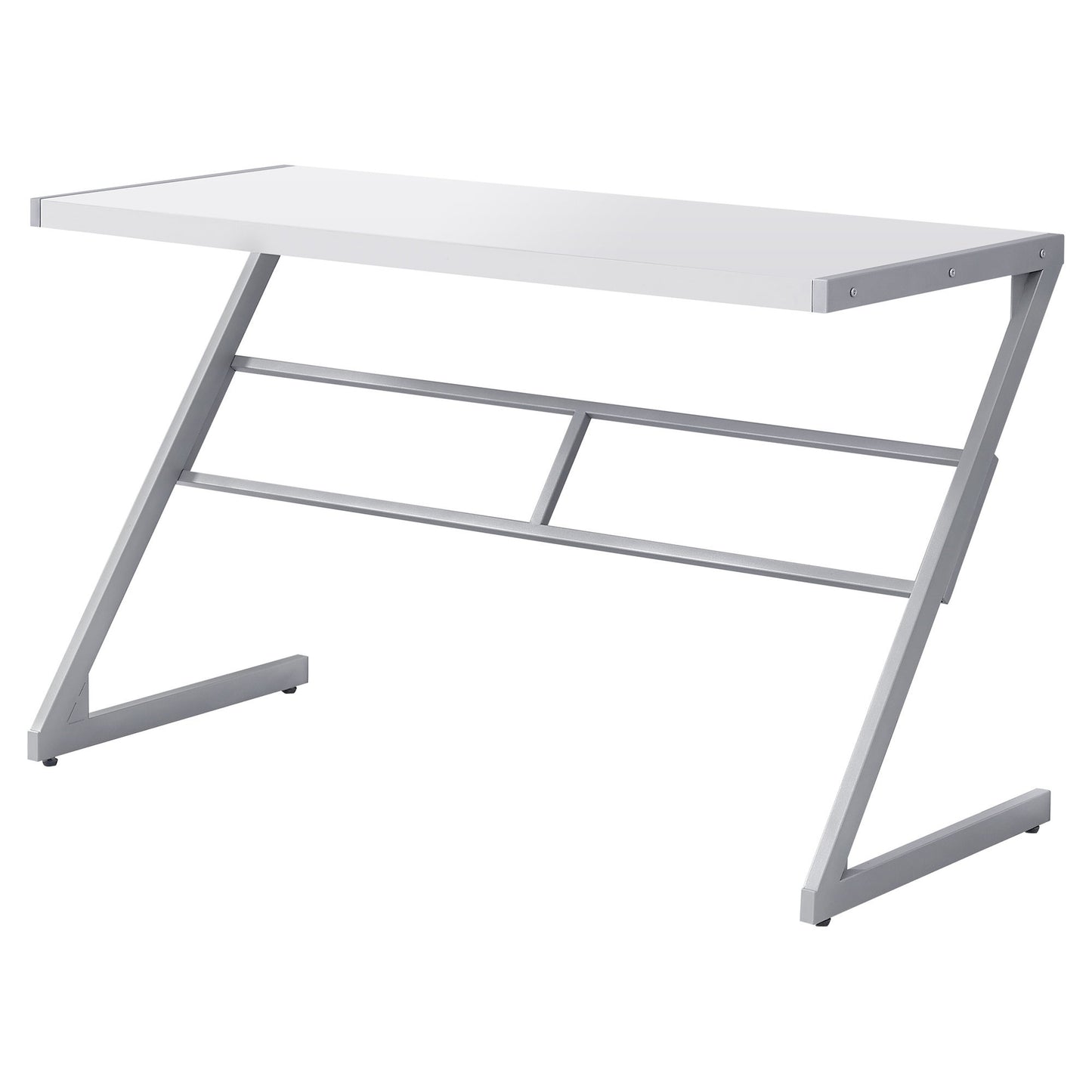 22" White Rectangular Computer Desk