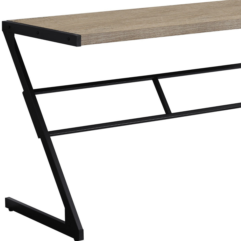 22" White Rectangular Computer Desk