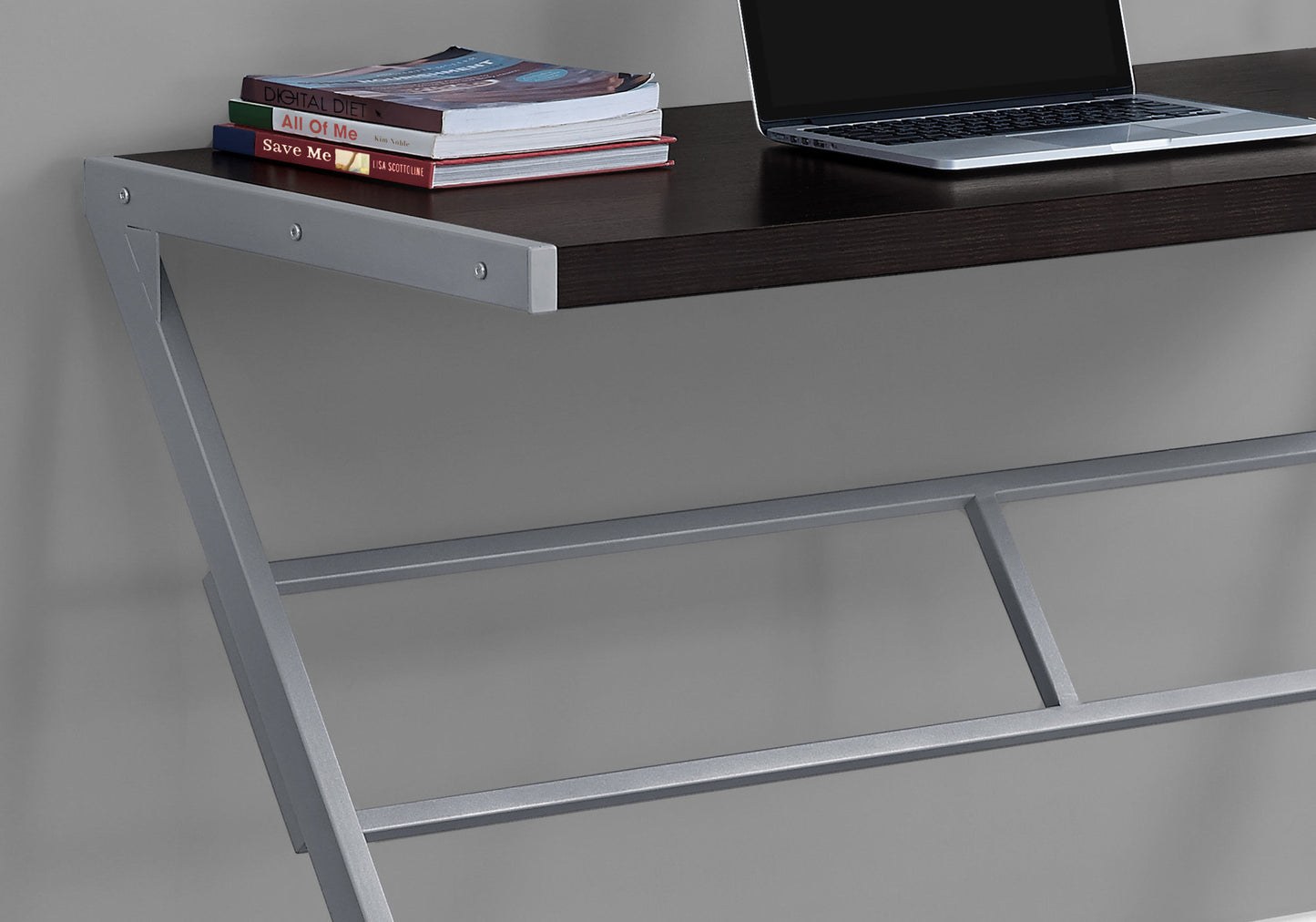 22" White Rectangular Computer Desk
