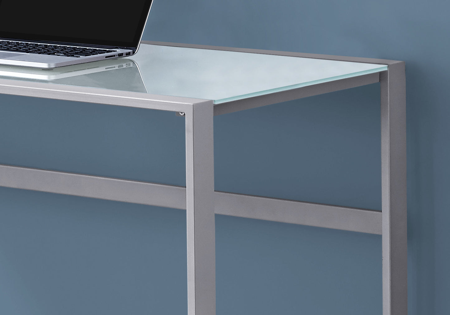 22" Black Rectangular Computer Desk
