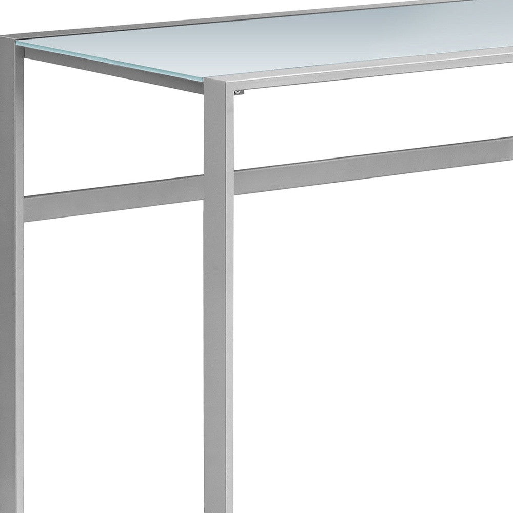 22" Black Rectangular Computer Desk