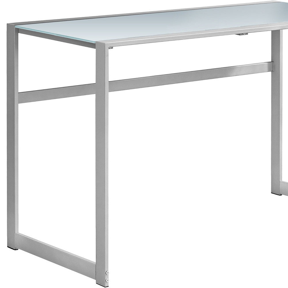 22" Black Rectangular Computer Desk