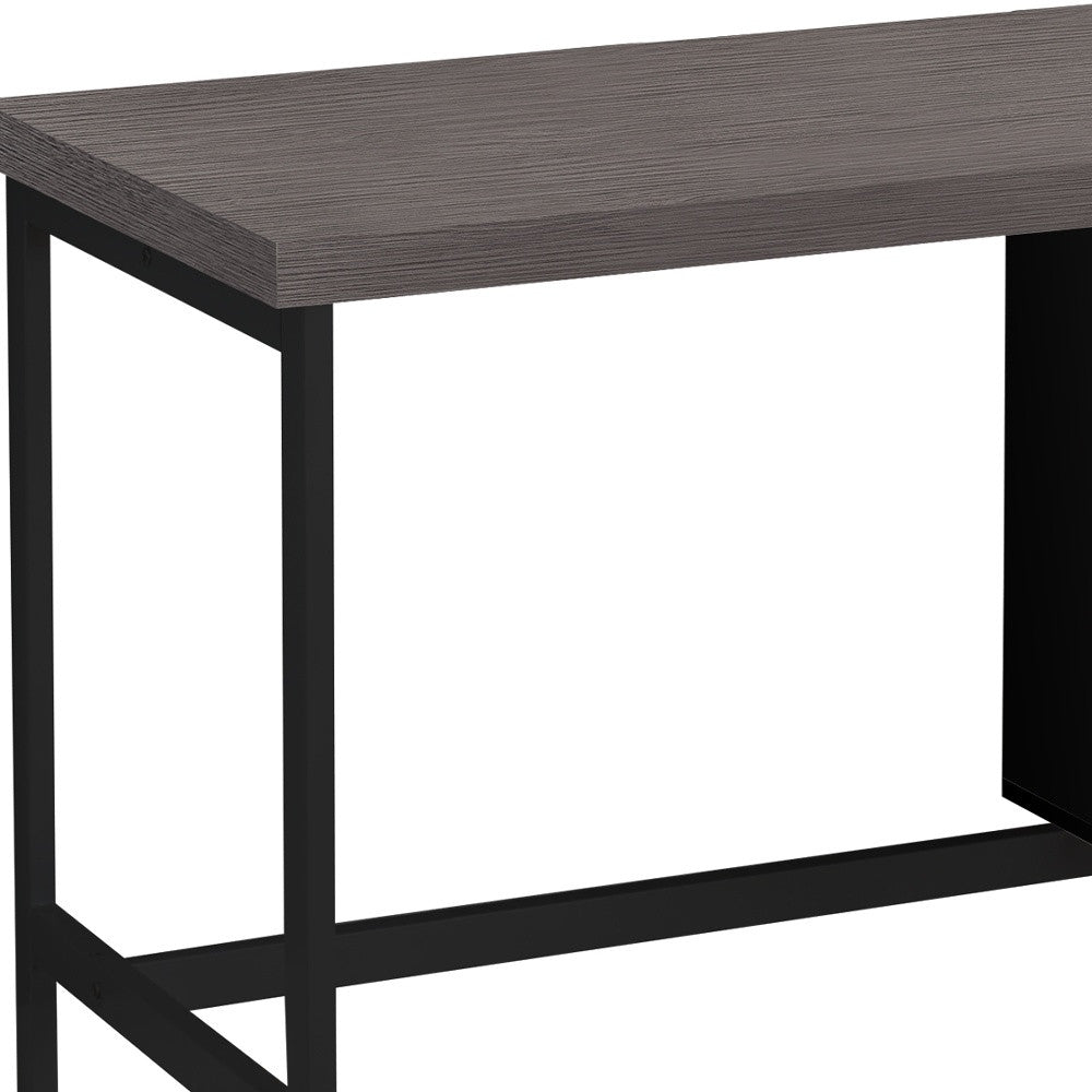 24" White Rectangular Computer Desk