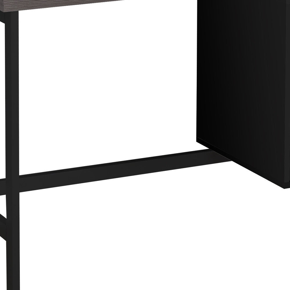 24" White Rectangular Computer Desk