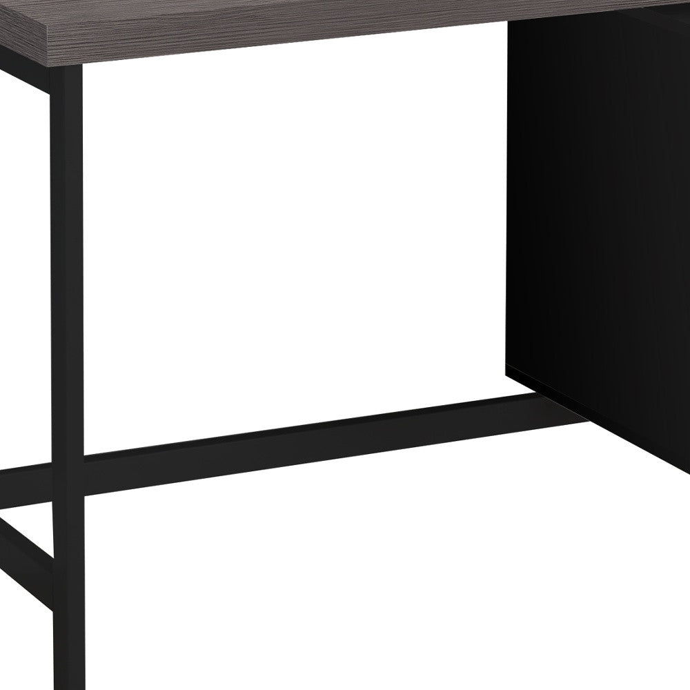 24" White Rectangular Computer Desk