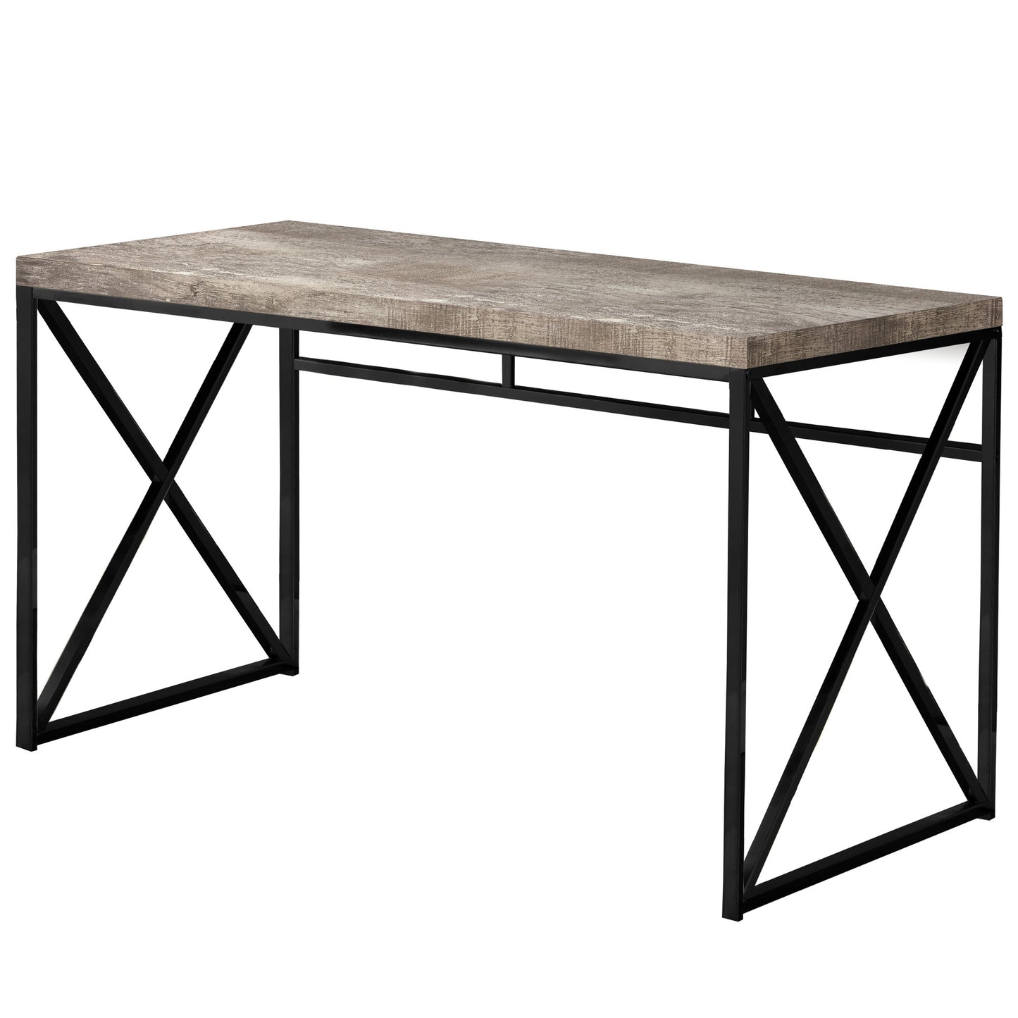 24" Taupe Rectangular Computer Desk