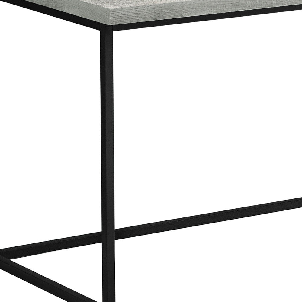 24" Brown Rectangular Computer Desk With Three Drawers
