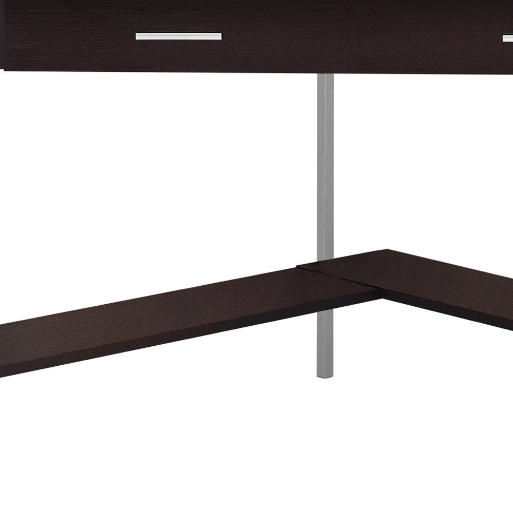 42" Taupe Corner Computer Desk